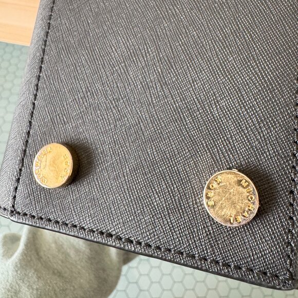 Black Michael Kors Selma Saffiano Leather Medium Satchel - Picture 10 of 14